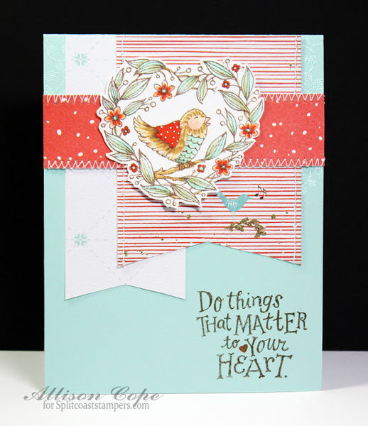 Folk Heart Stamp Set