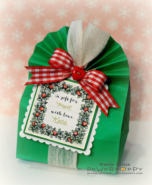 Wreath: Boxwood and Cranberry Digital Stamp Set