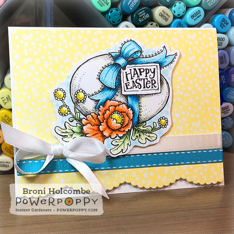 Vintage Easter Egg Digital Stamp Set