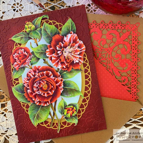 Camellias Digital Stamp Set