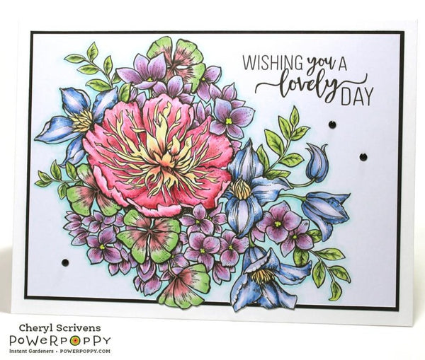 Luminous Bouquet Digital Stamp Set