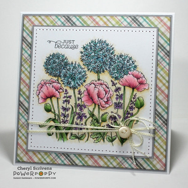 Garden Fireworks Digital Stamp Set