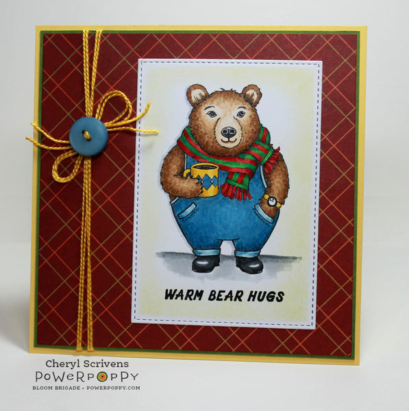 Forest Fellas: Bernard Bear Digital Stamp Set