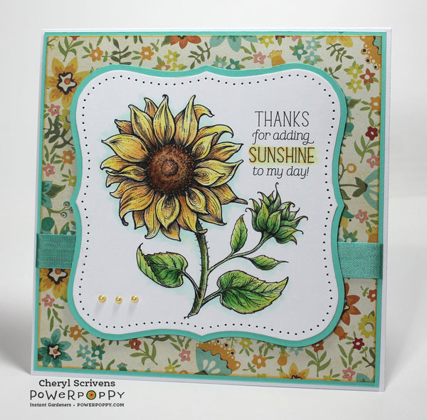 Sunflower Power Digital Stamp Set