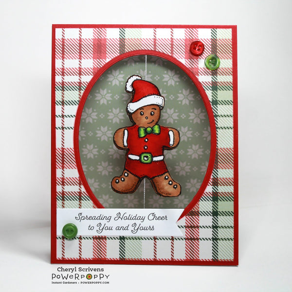Gingerbread Family Digital Stamp Set