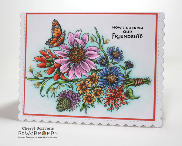 Pure Prairie Bouquet Digital Stamp Set