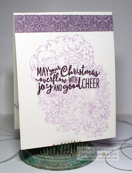 Flowering Santa Stamp Set