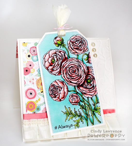 Dynamic Duos: Foxglove and Ranunculus Stamp Set