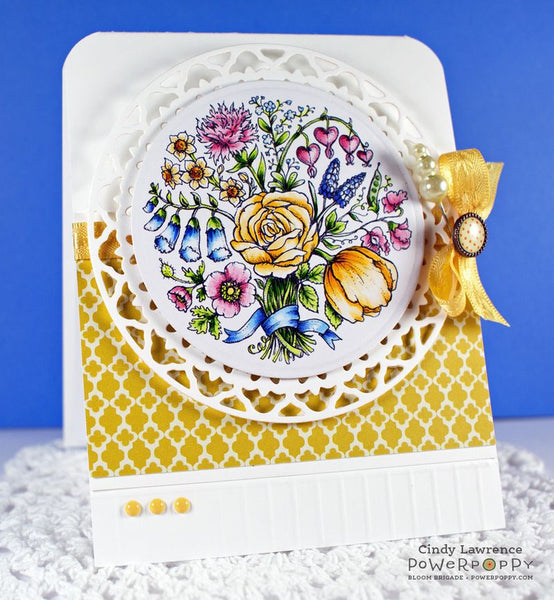 Springtime Love Roundel Digital Stamp Set