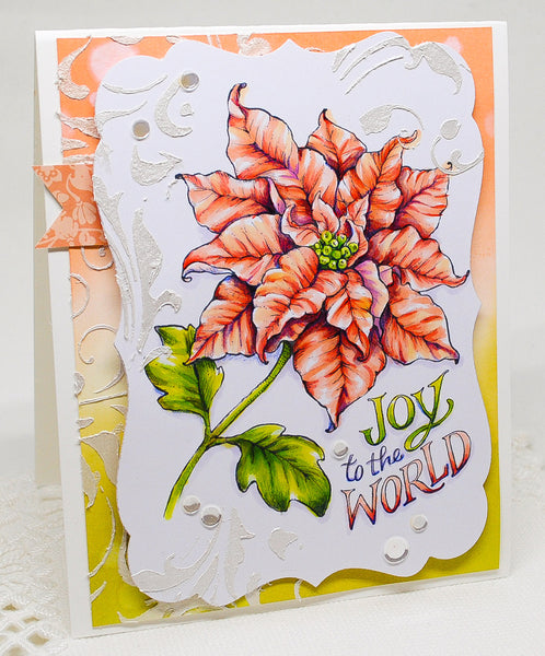 Poinsettia XL Digital Stamp Set