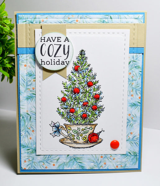 Tiny Tree in Tea Digital Stamp Set