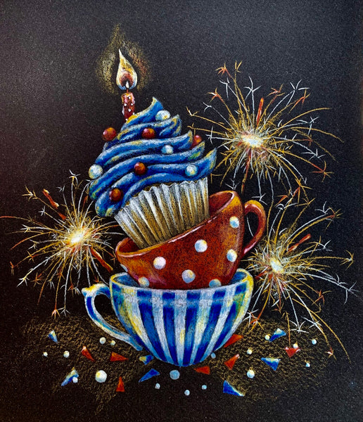 Cuppa Cupcake Digital Stamp Set