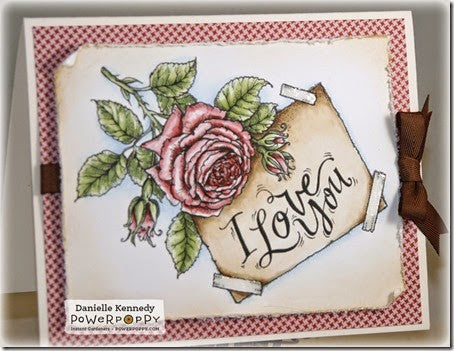 La Vie en Rose Digital Stamp Set