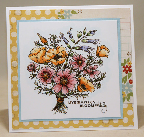 Countryside Bouquet Digital Stamp Set