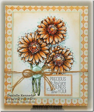 Gerbera Daisies Digital Stamp Set