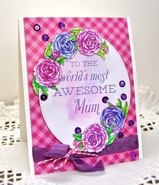 Peony Love Digital Stamp Set