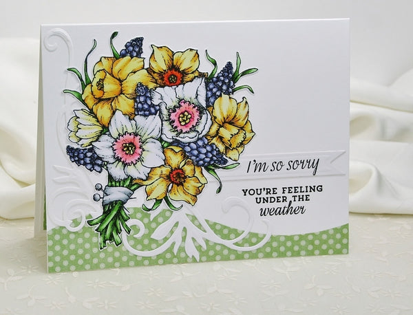 Daffodil Bouquet Digital Stamp Set