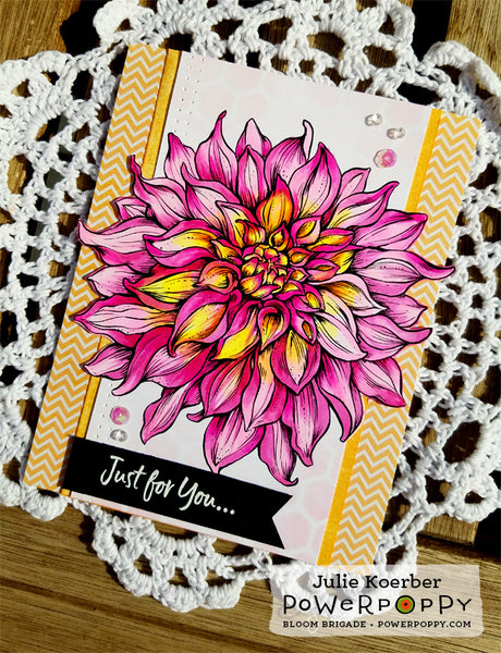 Dahlia Digi Digital Stamp Set