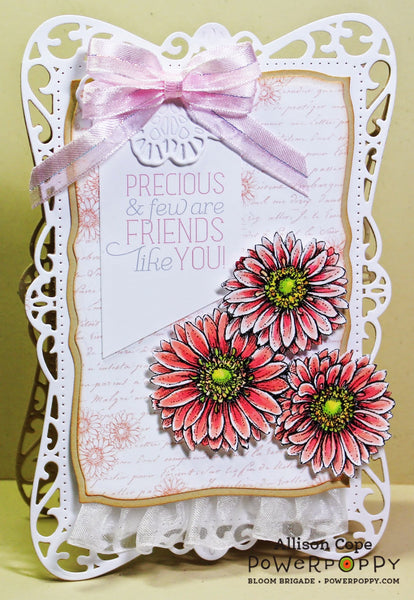 Gerbera Daisies Digital Stamp Set