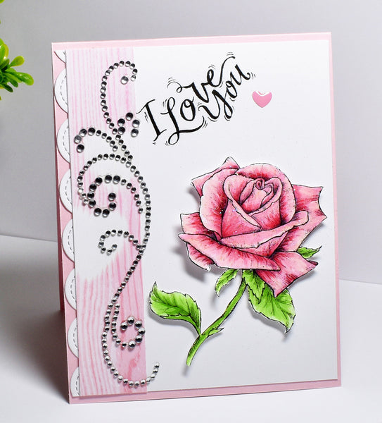 Rose Digital Stamp Set