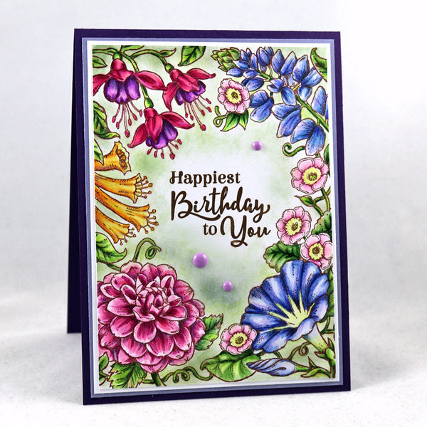 Hummingbird Paradise Digital Stamp Set