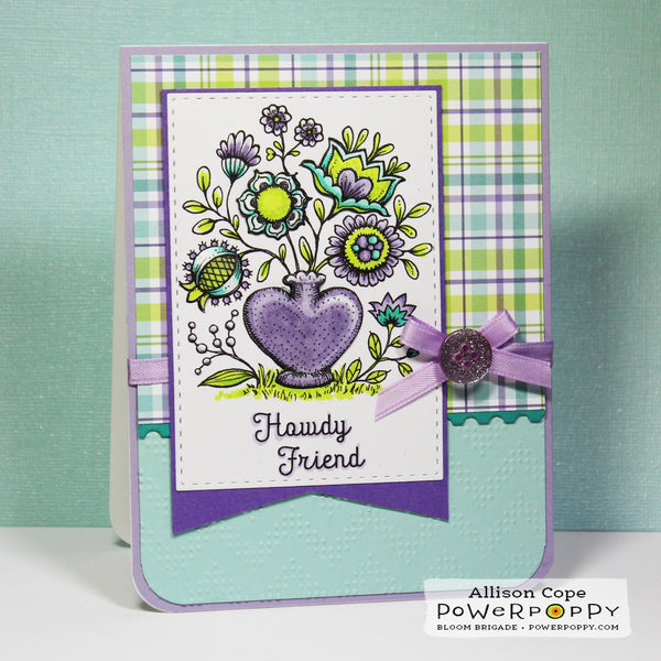 Folk Heart Stamp Set