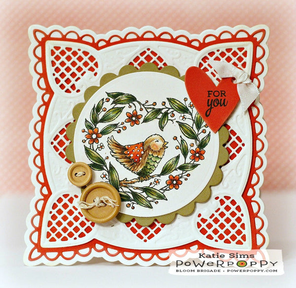 Folk Heart Stamp Set