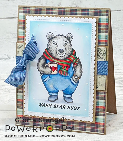 Forest Fellas: Bernard Bear Digital Stamp Set