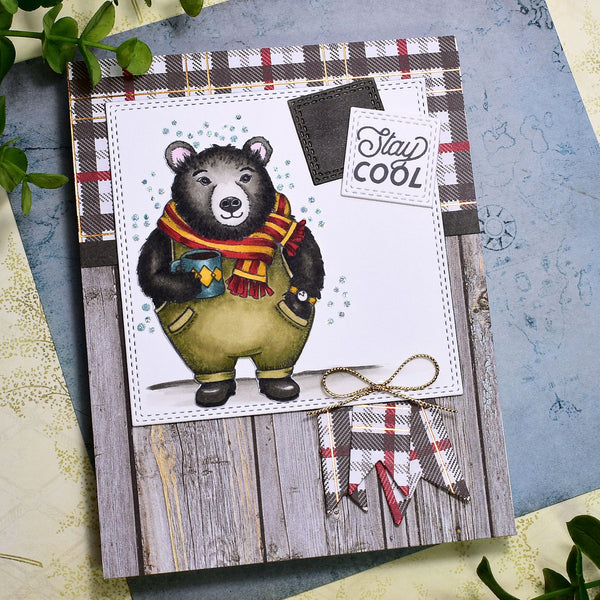 Forest Fellas: Bernard Bear Digital Stamp Set