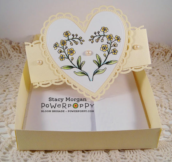 Forget-Me-Not Heart Digital Stamp Set