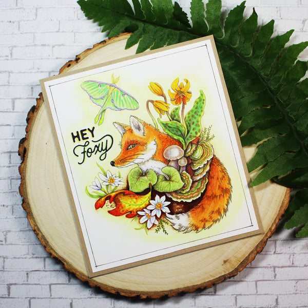 The Fox and the Moth Digital Stamp Set