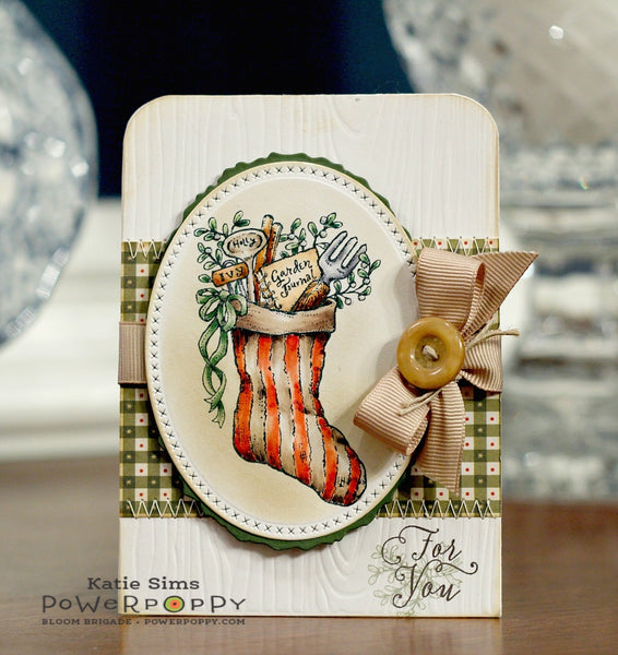 Garden Stocking Digital Stamp Set