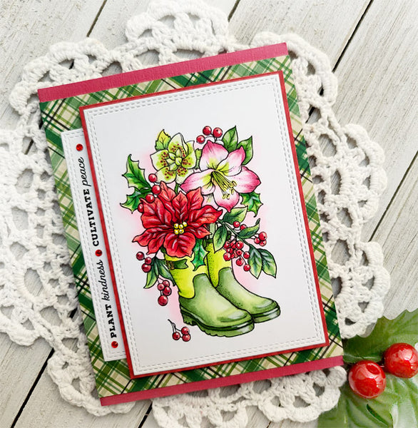 Garden of Gratitude Clear Polymer Stamp Set