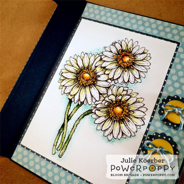Gerbera Daisies Digital Stamp Set