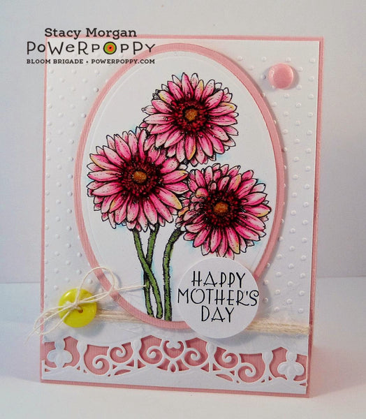 Gerbera Daisies Digital Stamp Set