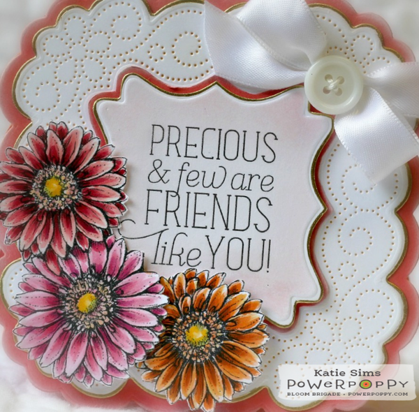 Gerbera Daisies Digital Stamp Set