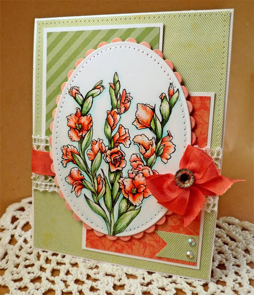 Gladioli Digital Stamp Set