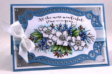 Paperwhites and Juniper Digital Stamp Set