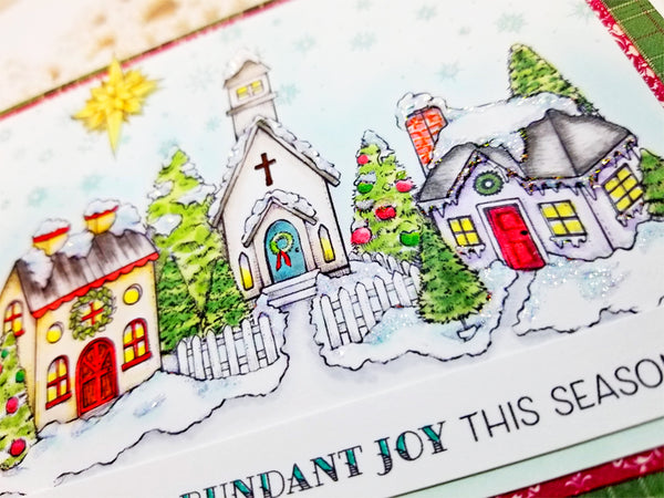 Glitter House Village Stamp Set