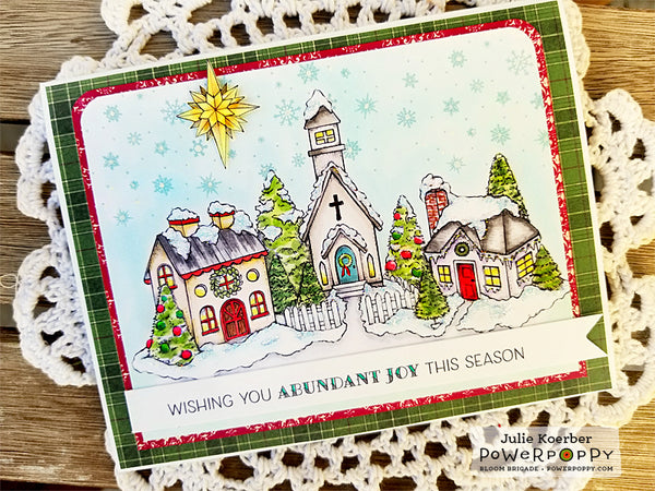 Glitter House Village Stamp Set