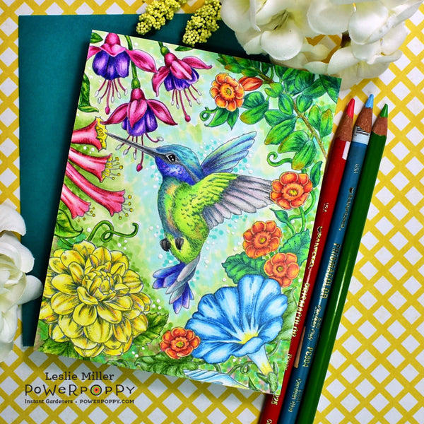 Hummingbird Paradise Digital Stamp Set