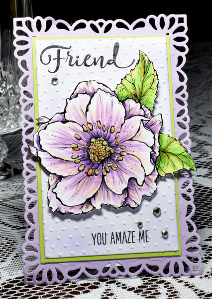 Heart Abloom Digital Stamp Set