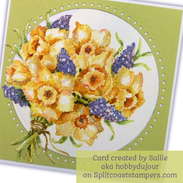 Daffodil Bouquet Digital Stamp Set