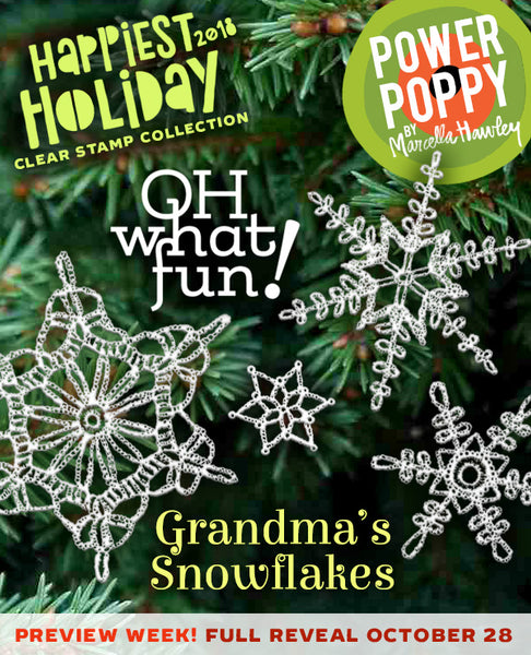 Grandma's Snowflakes Stamp Set