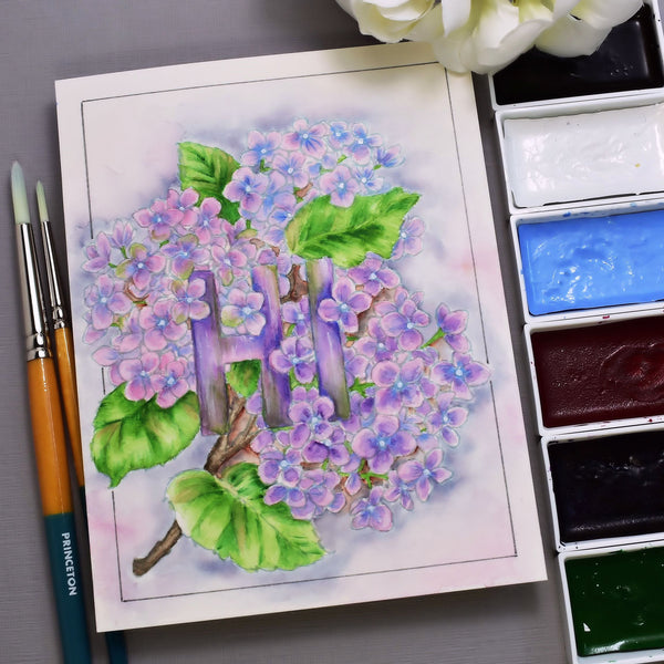 Hydrangea Hype Digital Stamp Set