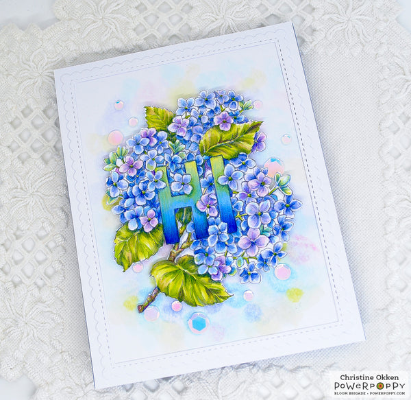 Hydrangea Hype Digital Stamp Set