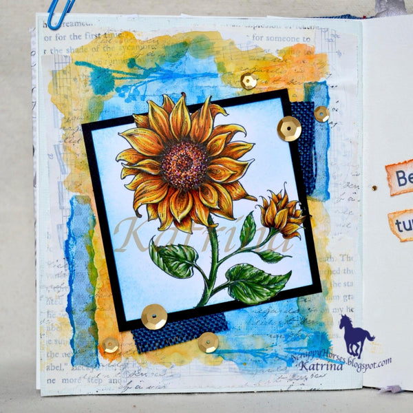 Sunflower Power Digital Stamp Set