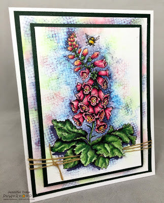 Bees in Foxglove Digital Stamp Set