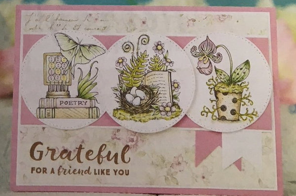 Single Orchid Digital Stamp Set