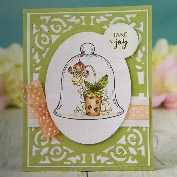 Single Orchid Digital Stamp Set